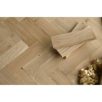 Штучный массивный паркет Damy Floor (Дэми Флор) Натуральный дуб Натур 350х70х15 мм