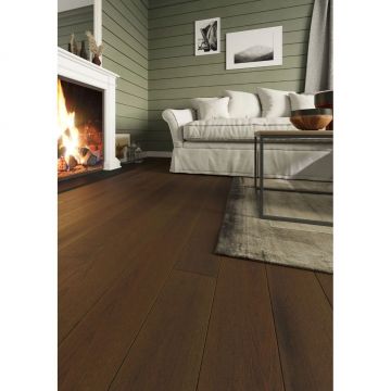 Паркетная доска AlixFloor (Аликс Флор) Дуб темный тонированный 1116х138 мм ALX1012S