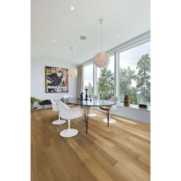 Паркетная доска AlixFloor (Аликс Флор) Дуб светло-коричневый натуральный 1116х138 мм ALX1015S