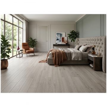 Ламинат Floor Fort Oak Heritage 10/33 Дуб Россвилл светло-серый 1220х130 мм, с фаской, Uniclic 24006-3