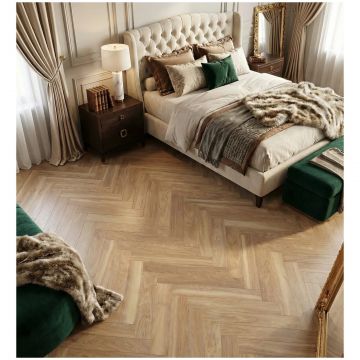 Ламинат Floor Fort Walnut Tree 10/33 Орех Принстон светлый 606х1010 мм, елочка 19023-19