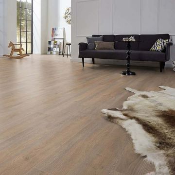 Ламинат Kronotex (Кронотекс) Aqua Amazone 10/33 Дуб Эльба Бежевый (Oak Elba beige), D6014