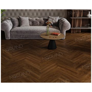 Ламинат Альпин Флор Елка Элегантная (Herringbone Elegant) 8/33 Дуб Треско фаска 4V LF303-22, Alpine Floor