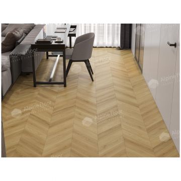 Ламинат Альпин Флор Искусство в шевроне (Art Chevron) 12/34 Дуб Пиренеи фаска 4V LF109-03, Alpine Floor