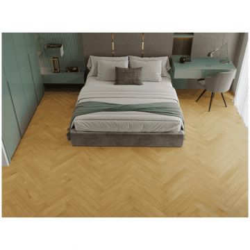 Ламинат Альпин Флор Елка Элегантная 10 (Herringbone Elegant 10) 10/33 Дуб Мальта фаска 4V LF306-12, Alpine Floor
