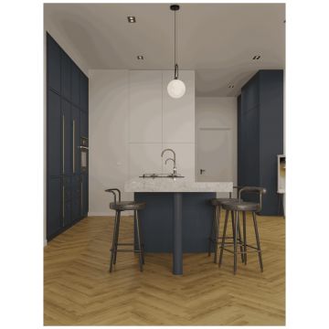 Ламинат Альпин Флор Елка Элегантная 10 (Herringbone Elegant 10) 10/33 Дуб Фанэн фаска 4V LF306-17, Alpine Floor