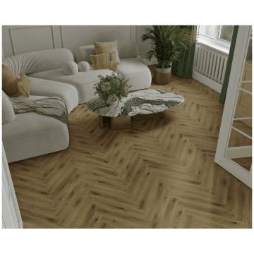 Ламинат Альпин Флор Елка Элегантная 10 (Herringbone Elegant 10) 10/33 Дуб Элла фаска 4V LF306-41, Alpine Floor