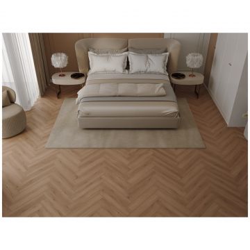 Ламинат Альпин Флор Мурано Елка (Herringbone Murano) 12/34 Дуб Аликанте фаска 4V LF121-10, Alpine Floor