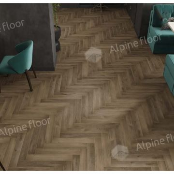 Ламинат Alpine Floor Original (Альпин Флор Орижинал) Herringbone 8 Pro New 8/33 Дуб Бордо (Oak Bordeaux), LF102-10