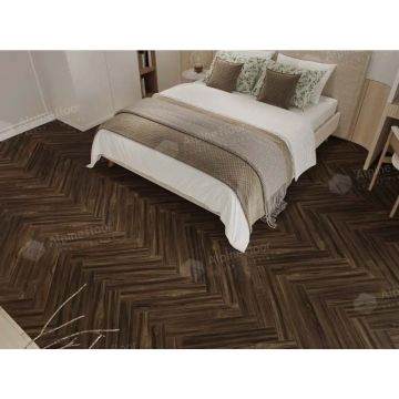Ламинат Alpine Floor (Альпин Флор) Herringbone 12 12/34 Орех Сицилия (Walnut Sicily), LF105-13