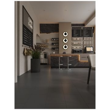 Ламинат Альпин Флор Stone Mood 12/34 Серый Монохром (Grey Monochrome) фаска 4V LF402-02, Alpine Floor