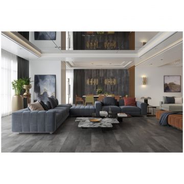 Ламинат Альпин Флор Stone Mood 12/34 Премиальный Бетон (Concrete Taupe) фаска 4V LF402-03, Alpine Floor