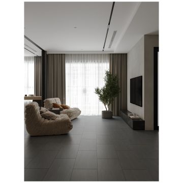 Ламинат Альпин Флор Stone Mood 12/34 Серый Бетон (Concrete Grey) фаска 4V LF402-04, Alpine Floor