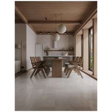 Ламинат Альпин Флор Stone Mood 12/34 Белый Бетон (Concrete Bianco) фаска 4V LF402-06, Alpine Floor