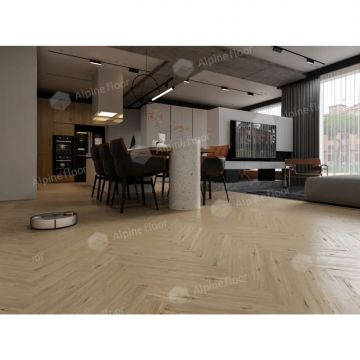 Ламинат Alpine Floor (Альпин Флор) Herringbone 8 8/33 Дуб Лион (Oak Lyon), Lf102-01