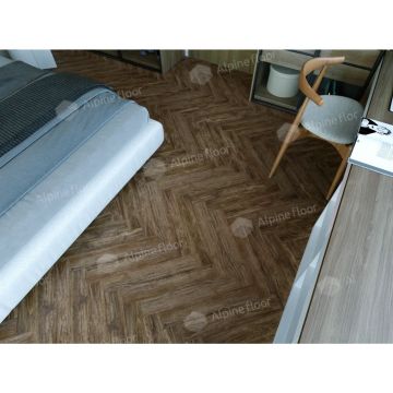 Ламинат Alpine Floor (Альпин Флор) Herringbone 8 8/33 Дуб Бордо (Oak Bordeaux), Lf102-10