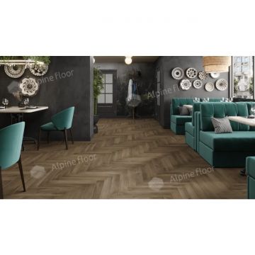 Ламинат Alpine Floor (Альпин Флор) Herringbone 8 8/33 Дуб Анжу (Oak Anjou), Lf102-11