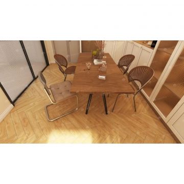 Ламинат Alpine Floor (Альпин Флор) Herringbone 12 12/34 Дуб Пьемонт (Oak Piedmont), Lf105-06