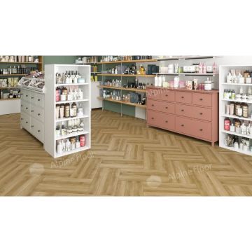 Ламинат Alpine Floor (Альпин Флор) Herringbone 12 Pro 12/34 Дуб Эльзас (Oak Alsace), Lf106-02
