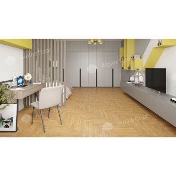 Ламинат Alpine Floor (Альпин Флор) Herringbone 12 Pro 12/34 Дуб Тулуза (Oak Toulouse), Lf106-04