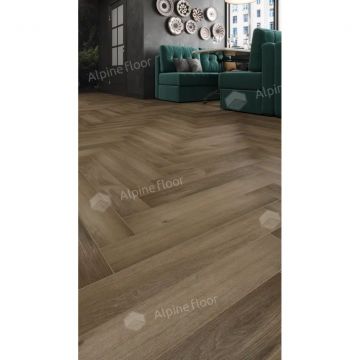 Ламинат Alpine Floor (Альпин Флор) Herringbone 12 Pro 12/34 Дуб Анжу (Oak Anjou), Lf106-11
