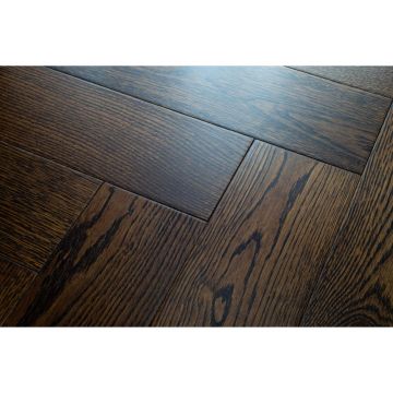 Массивный паркет Damy Floor (Дэми Флор) Английская елка Селект Каштановый 500х90х15 мм