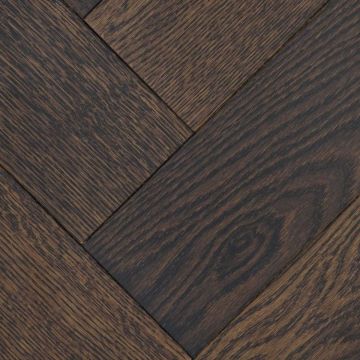 Массивный паркет Damy Floor (Дэми Флор) Английская елка Селект Шоколадный 500х90х15 мм