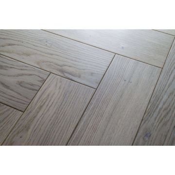 Массивный паркет Damy Floor (Дэми Флор) Английская елка Евростандарт Ванильный 600х90х15 мм