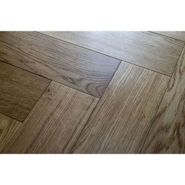 Инженерный двухслойный паркет Damy Floor (Дэми Флор) Luxury Английская елка Селект Натуральный 600х90х15 мм