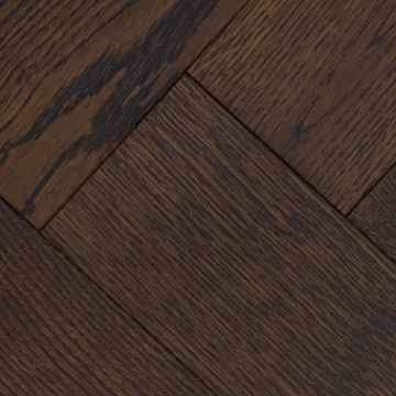 Инженерный двухслойный паркет Damy Floor (Дэми Флор) Luxury Английская елка Селект Каштановый 600х90х15 мм