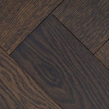 Инженерный двухслойный паркет Damy Floor (Дэми Флор) Luxury Английская елка Селект Шоколадный 600х90х15 мм