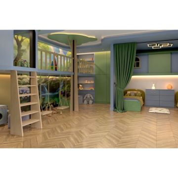 Инженерный двухслойный паркет Damy Floor (Дэми Флор) Luxury Французская елка Евростандарт Натуральный 620х120х15 мм