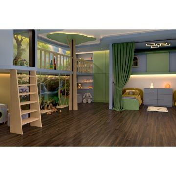 Инженерный двухслойный паркет Damy Floor (Дэми Флор) Luxury Однополосный Евростандарт Каштановый 400-1200х120х15 мм