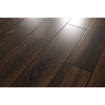 Инженерный двухслойный паркет Damy Floor (Дэми Флор) Luxury Однополосный Рустик Шоколадный 400-1200х120х15 мм