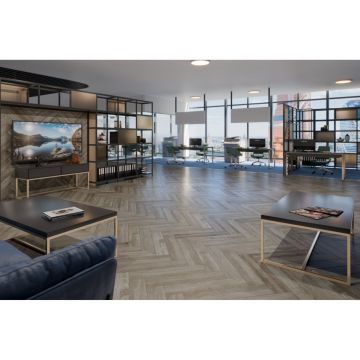 Инженерный двухслойный паркет Damy Floor (Дэми Флор) Luxury Английская елка Рустик Скандинавский 600х120х15 мм