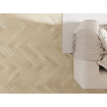 Инженерная доска AlixFloor (Аликс Флор) Английская елка Дуб песочно-серый 600х100х15 мм ALX1056HB