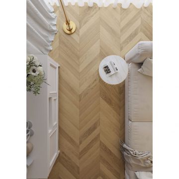 Инженерная доска AlixFloor (Аликс Флор) Французская елка Дуб бежевый натуральный 600х100х15 мм ALX1018CV