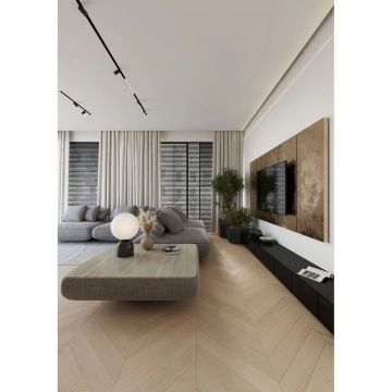 Инженерная доска AlixFloor (Аликс Флор) Французская елка Дуб песочный светлый 600х100х15 мм ALX1024CV