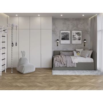 Инженерная доска AlixFloor (Аликс Флор) Французская елка Дуб кантри темный 600х100х15 мм ALX1058CV