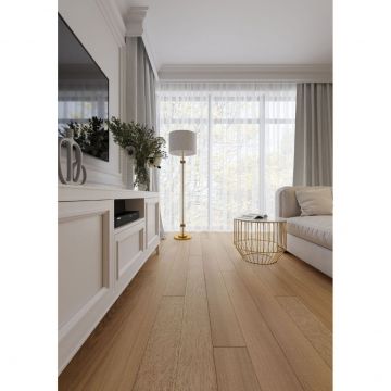 Инженерная доска AlixFloor (Аликс Флор) Планка Дуб бежевый натуральный 600-2000х160х15 мм ALX1018PL