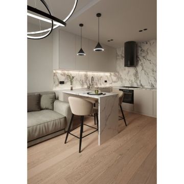 Инженерная доска AlixFloor (Аликс Флор) Планка Дуб светлый матовый 600-2000х160х15 мм ALX1020PL