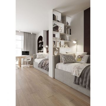 Инженерная доска AlixFloor (Аликс Флор) Планка Дуб дымчато-серый 600-2000х160х15 мм ALX1032PL