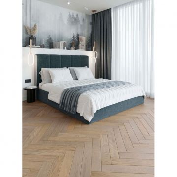 Инженерная доска AlixFloor (Аликс Флор) Английская елка Дуб светлый матовый 600х100х15 мм ALX1020HB