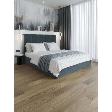 Инженерная доска AlixFloor (Аликс Флор) Планка Дуб кантри темный 600-2000х160х15 мм ALX1058PL