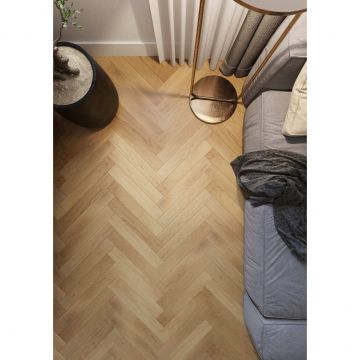 Инженерная доска AlixFloor (Аликс Флор) Английская елка Дуб песочный светлый 600х100х15 мм ALX1024HB