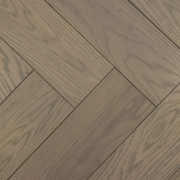 Инженерная доска AlixFloor (Аликс Флор) Английская елка Дуб дымчато-серый 600х100х15 мм ALX1032HB