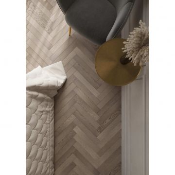 Инженерная доска AlixFloor (Аликс Флор) Английская елка Дуб коричнево-серый 600х100х15 мм ALX1038HB