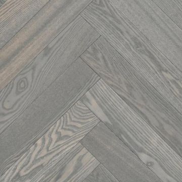 Инженерная доска Wood Bee (Вуд Би) Herringbone (Английская елка) Ясень Fog 600х92х12 мм