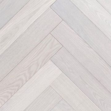 Инженерная доска Wood Bee (Вуд Би) Herringbone (Английская елка) Ясень Moonlight 600х92х12 мм