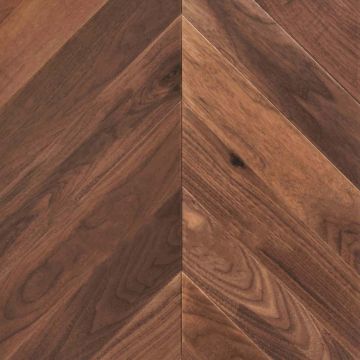 Инженерная доска Wood Bee (Вуд Би) Chevron (Французская елка) Американский Орех Congaree 510х92х12 мм